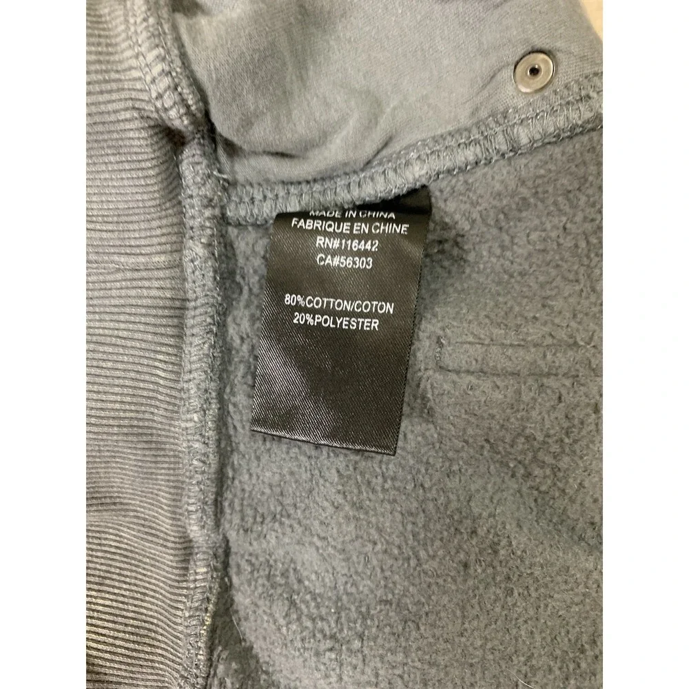 Ninth Hall Gray Black Stacked Flare Sweatpants Large Y2K Streetwear Grunge